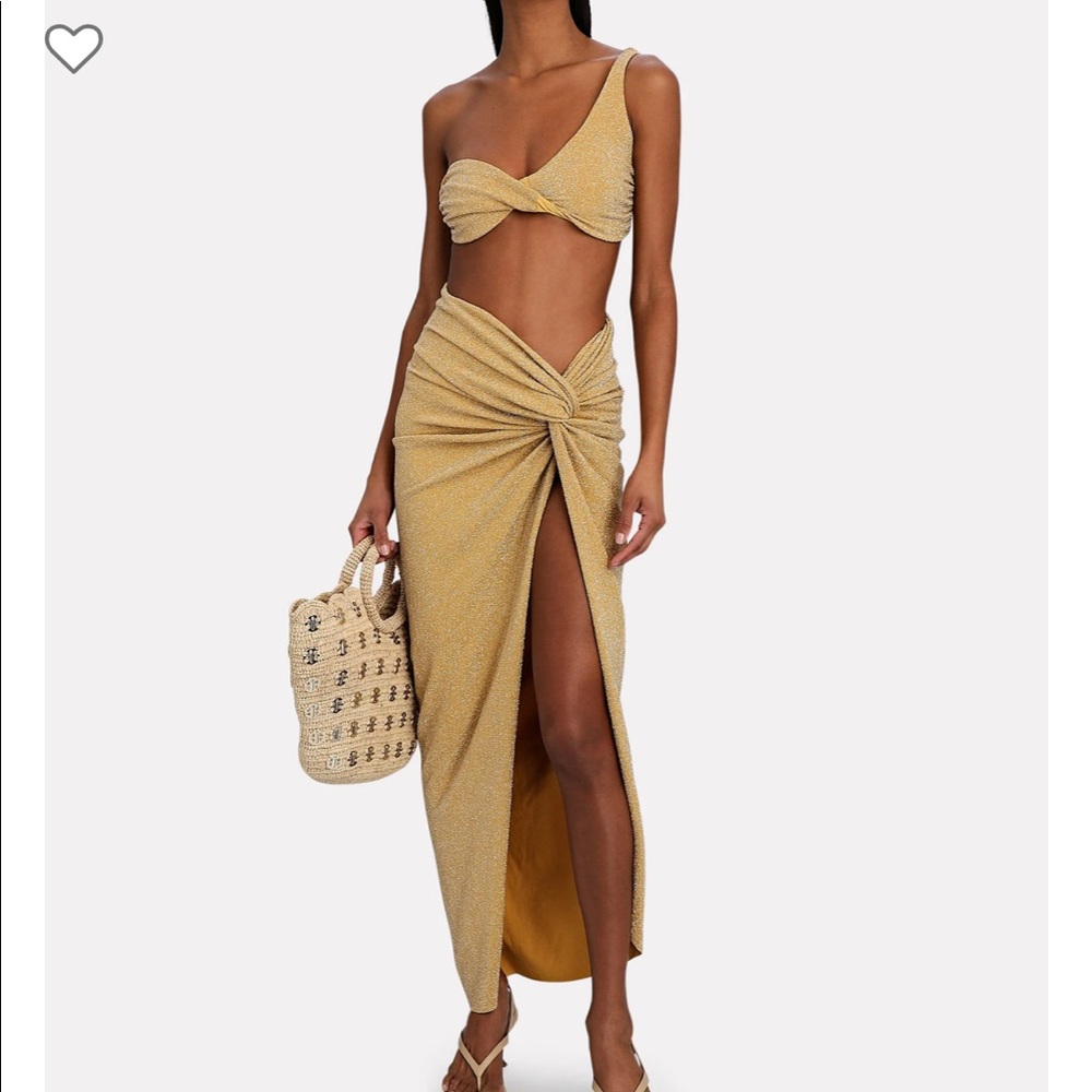 Baobab Mia lurex skirt and ola Bikini